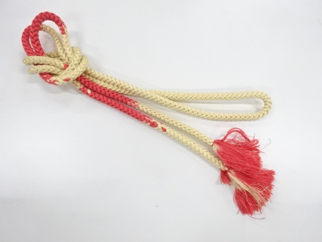 JAPANESE KIMONO / VINTAGE HAND-TIED OBIJIME CORD